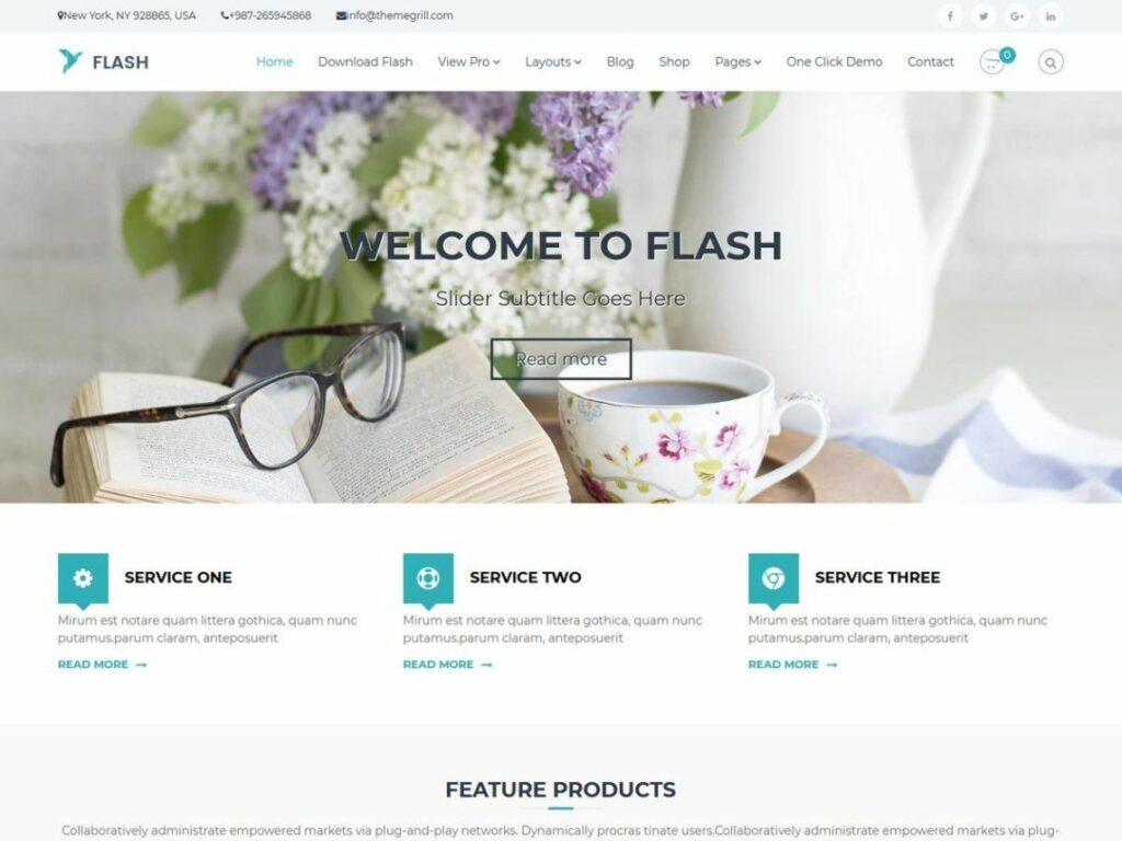 flash WordPress theme